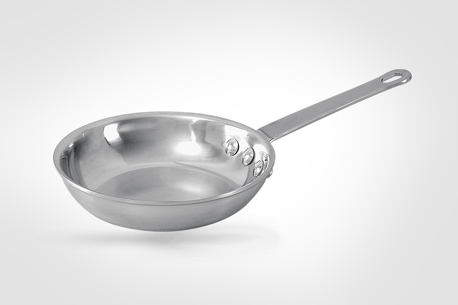 Professional Aluminium Frypan with Metal Handle