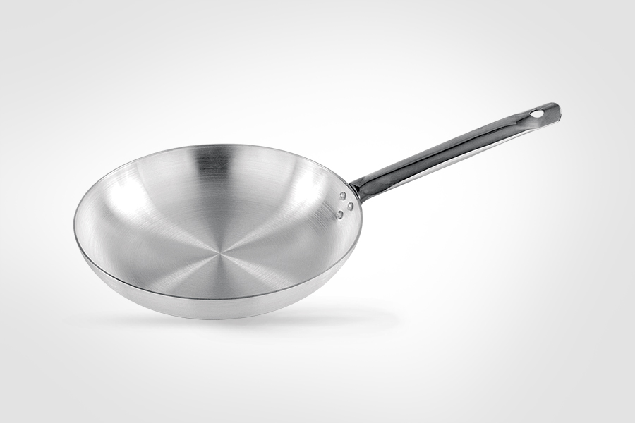 Round Shape Fry pan with Stainless Steel Tube Handle