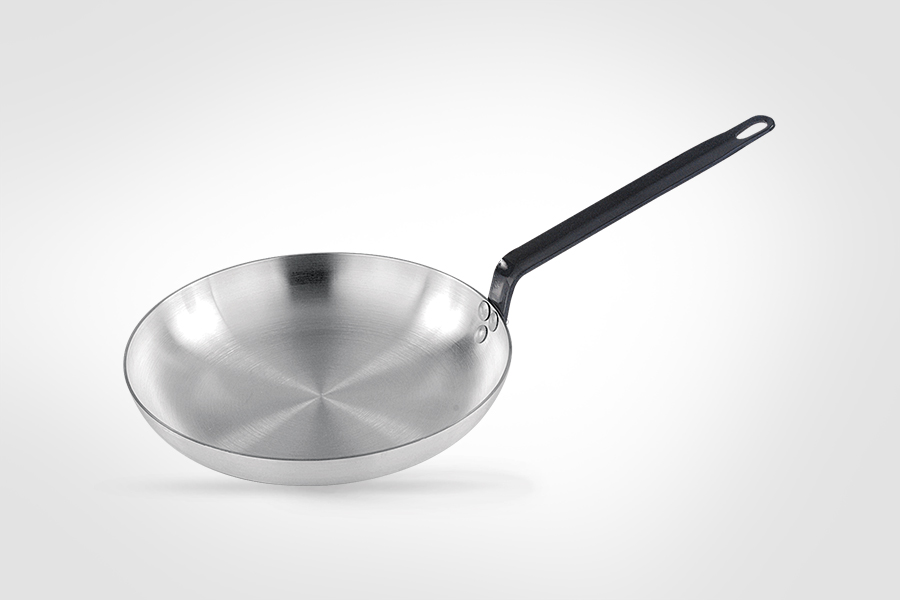 Round Shape Fry pan with Metal Handle