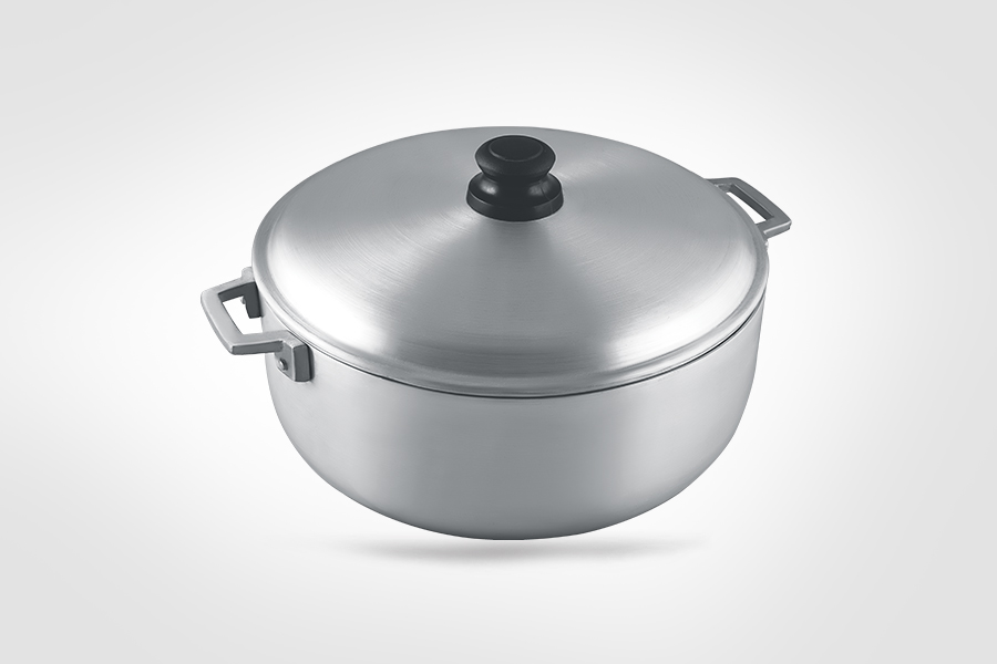 Aluminum Caldero Pot - Satin finishing
