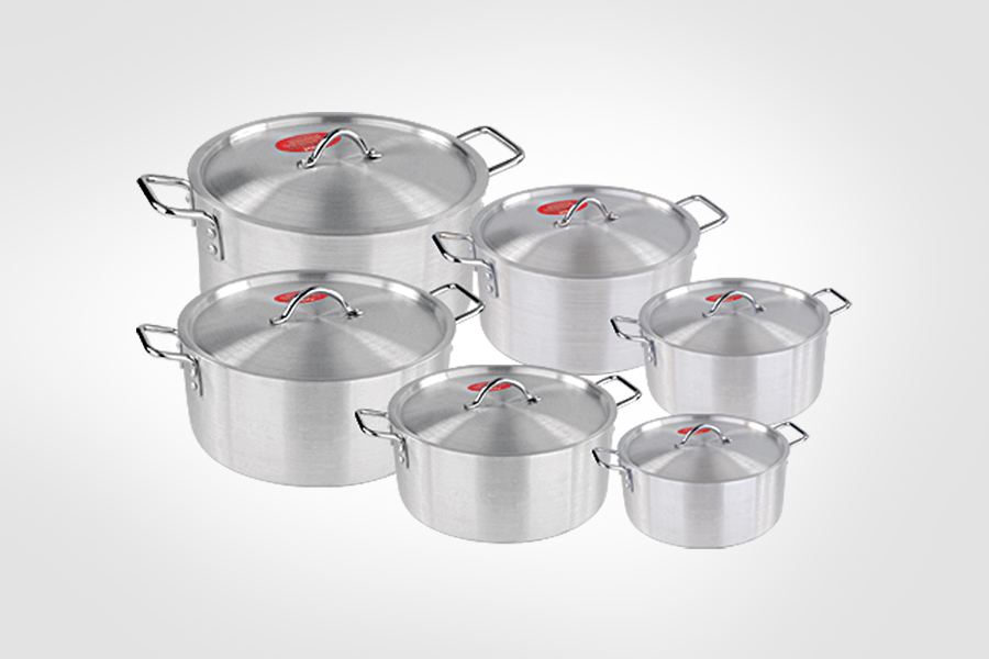 12 Pieces Aluminum Cooking Pot Set