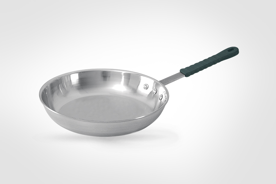 1010.jpg 1010 | Professional Aluminum Fry pan with Silicon Handle - Image 1