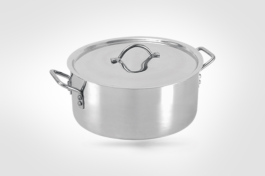 1070.jpg 1070 | Aluminum Brazier Pot Med Weight (4mm) - Image 1