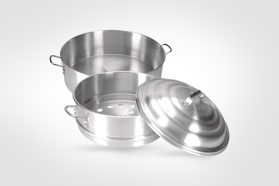 1080.jpg 1080 | Professional Aluminum Chinese Steamer Set - Image 1