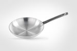 1170 | Round Shape Fry pan with Stainless Steel Tube Handle
