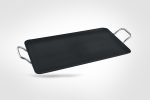 2060 | Aluminum Griddle Tray / Inside Non-Stick. With Metal Handles